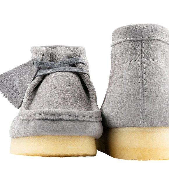 Clarks Wallabee Boot grey suede main image 3